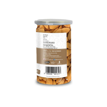 Berries And Nuts Premium California Almond Kernels | Badam, American Badam, California Almonds | 400 Grams | 2 Bottle of 200 Grams
